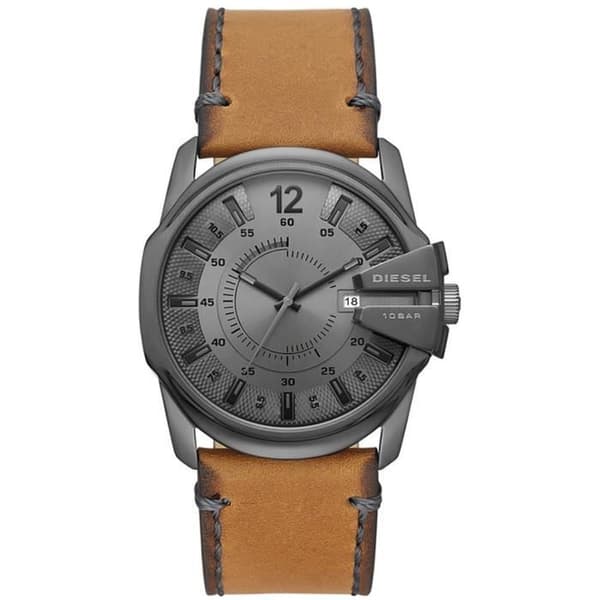 Klocka - Diesel - DZ1964 - Kvarts - Analog - Brunt läder 21 cm