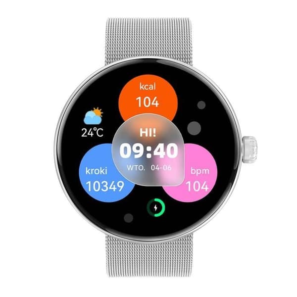 Connected Watch - Forever - Forevive 5 Fashion - Elegant - Hälsospårning - Bluetooth-samtal