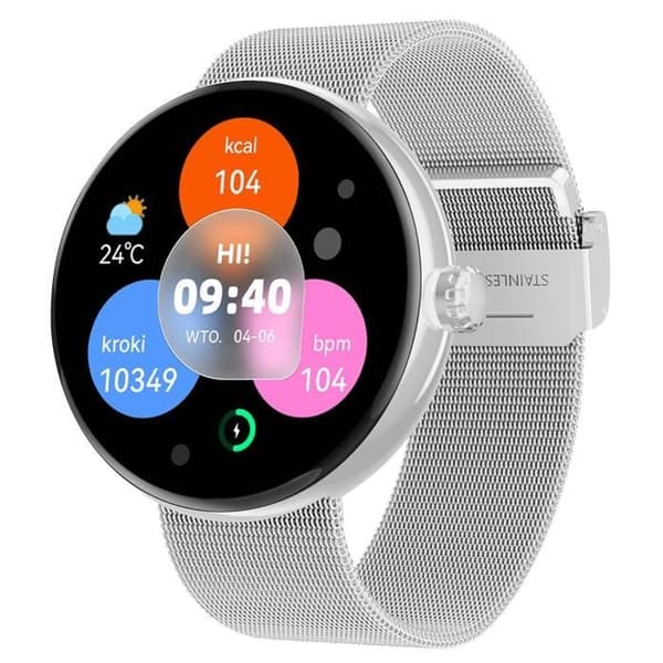 Connected Watch - Forever - Forevive 5 Fashion - Elegant - Hälsospårning - Bluetooth-samtal