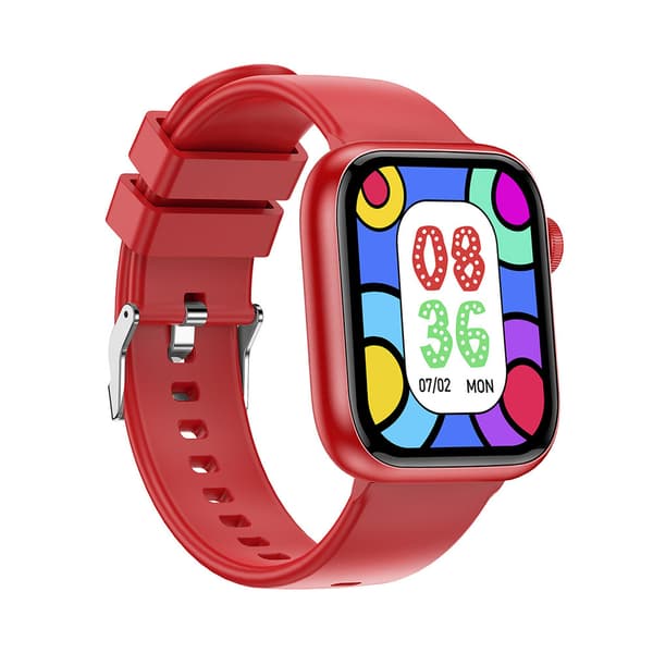 Forever IGo Watch 3 JW-500 – Smartklokke for Barn med Bluetooth og Helsemonitor, Rød