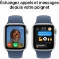 Miniatyrbilde 4 av 5: Smartklokke Apple Blå Sølv 40 mm
