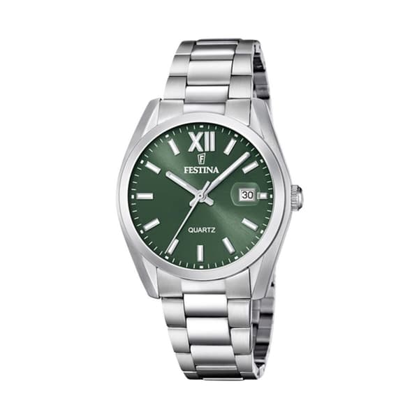 Herrklocka Festina F20707/5 Grön Silvrig (Ø 40 mm)