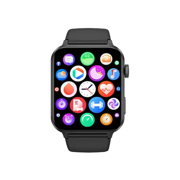 Blackview R30Pro Smartwatch med 1,85 tommer skærm og Bluetooth - Sort