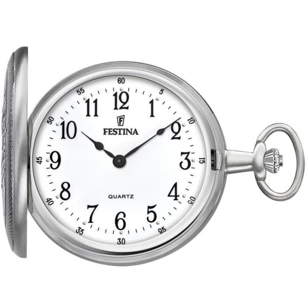 Fickur - FESTINA - F2025 - Rostfritt stål - Analog - Vit