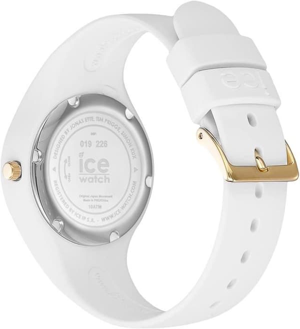 Damklocka Ice Watch Analog Quartz White Silikonarmband 019226