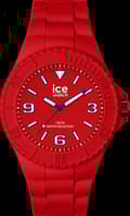 Miniatyrbild 3 av 4: ICE WATCH Herrklocka - Analog Quartz - Röd silikonrem - Vattentålig 10 Atm