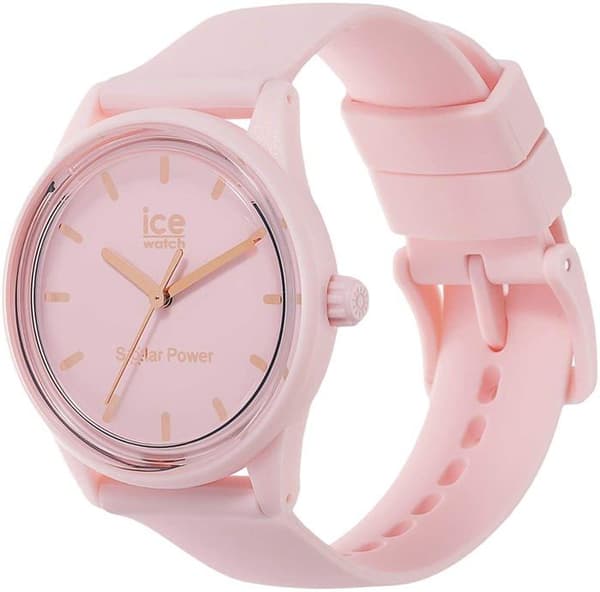 Klocka - ICE WATCH - Ice solenergi rosa dam - Silikon - Rosa - Solenergi