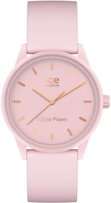 Klocka - ICE WATCH - Ice solenergi rosa dam - Silikon - Rosa - Solenergi