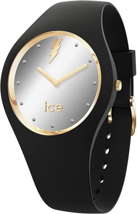 Klocka - ICE WATCH - Ice Glam Rock - Svart silikon - Vattentät 10 Atm - Storlek S