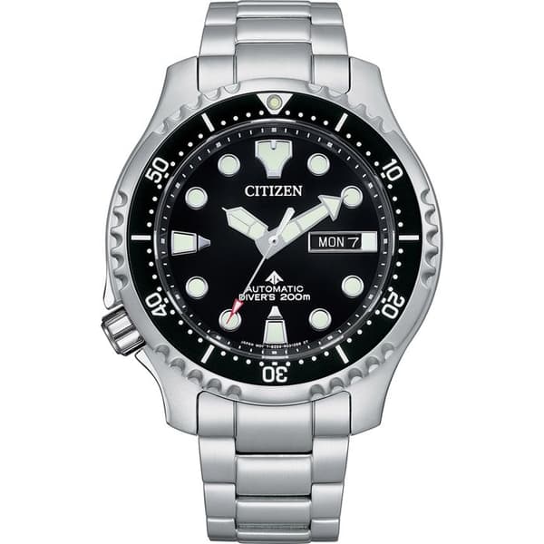 Citizen - Herrklocka - Automatisk - Analog - Silverband i rostfritt stål - NY0140-80E