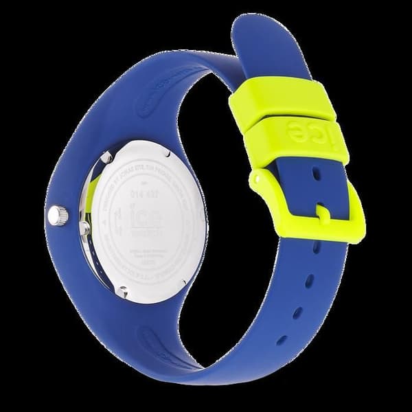 Barnklocka - Ice-Watch - ICE ola kids Rocket - Blå silikon - Fluorescerande gula detaljer - Kvarts