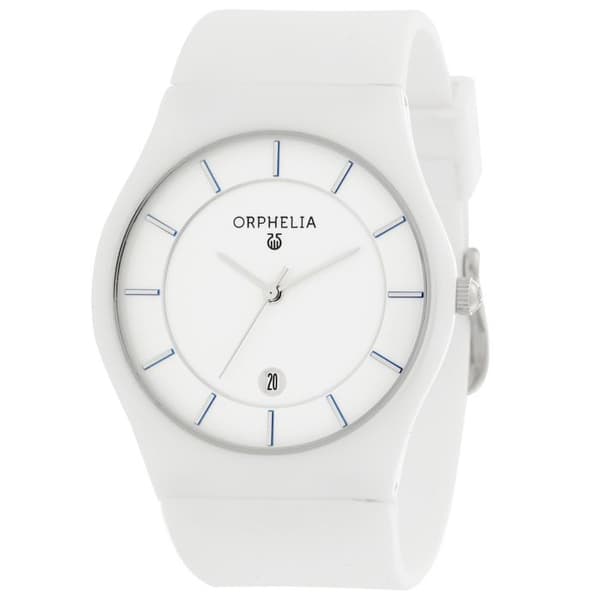 Klocka - ORPHELIA - OR66502 - Kvarts - Analog - Armband i Vit Silikon