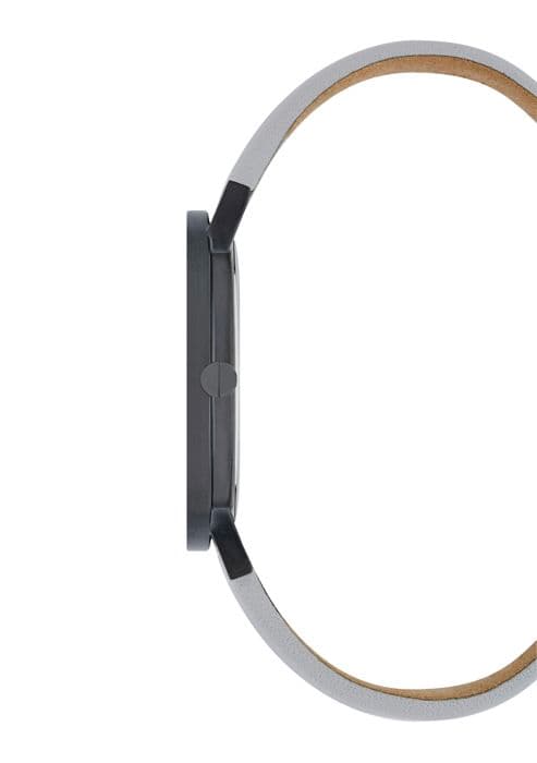 Pierre Cardin Unisex Quartz Analog Grey Läderklocka CBV.1037