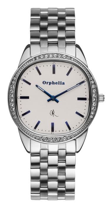 Klocka - ORPHELIA - 153-2700-88 - Kvarts - Analog - Rostfritt stål - Silver
