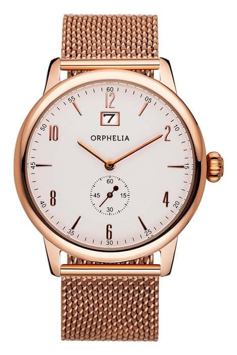 Klocka - ORPHELIA - 122-9706-17 - Kvarts - Analog - Rostfritt stål Ip-rosé