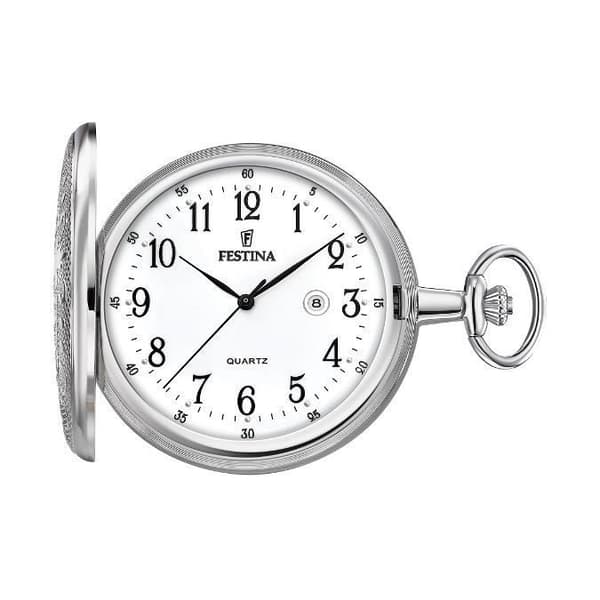Fickur - Festina - F2023/1 - Rostfritt stål - 46-50 mm - Vit