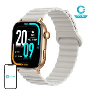 Colmi C8 Max smartklokke med magnetrem (gull)