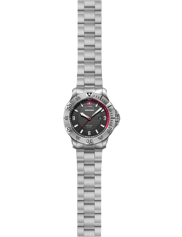 Mens Watch Wenger 01.0641.139, Quartz, 43mm, 20ATM