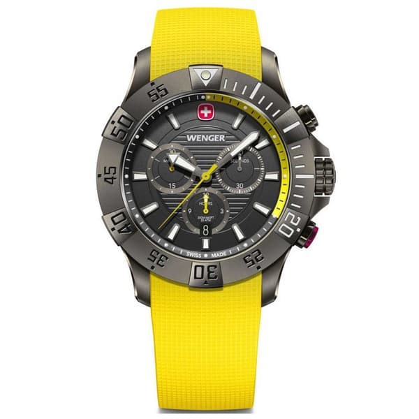 Mens Watch Wenger 01.0643.129, Quartz, 43mm, 20ATM