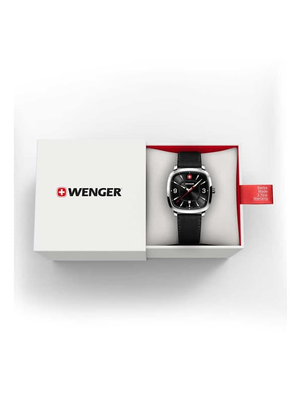 Mens Watch Wenger 01.1921.107, Quartz, 37mm, 5ATM