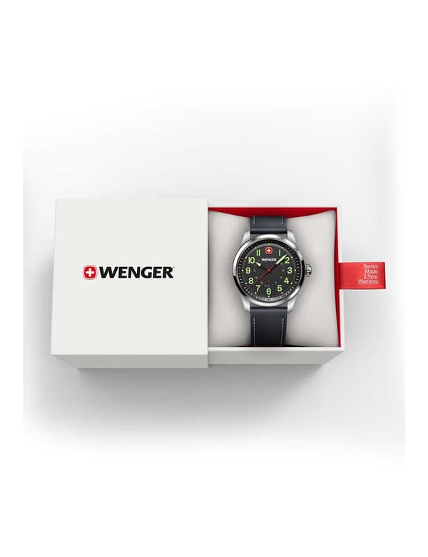 Mens Watch Wenger 01.0541.121, Quartz, 43mm, 10ATM