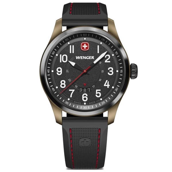 Mens Watch Wenger 01.0541.124, Quartz, 43mm, 10ATM