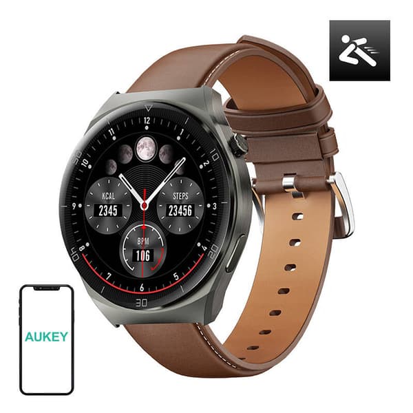 Smartwatch 2 ultra Aukey SW-2U (brunt läder)