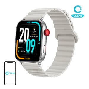 Colmi C8 Max smartklokke med magnetrem (sølv)