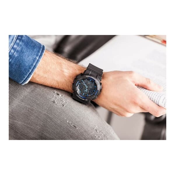 Herrklocka Casio G-Shock GA-100-1A2ER Ø 51 mm Svart Multicolour