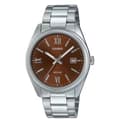Miniatyrbild 1 av 2: Herrklocka Casio DATE - BROWN - ARABS NUMBERS (Ø 38,5 mm)