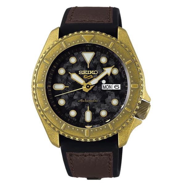 Miesten rannekellot Seiko SRPE80K1 Musta