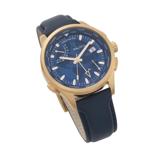 Herrklocka Nautica SHANGHAI - WORLDTIMER (Ø 44 mm)