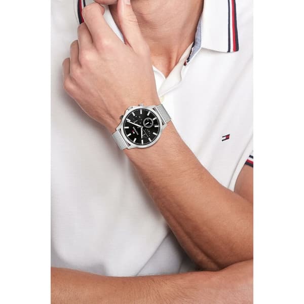 Herreur Tommy Hilfiger RYDER Sort Sølvfarvet