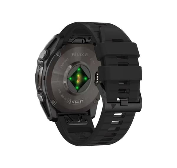 Tech-Protect klokkerem Silikon Garmin fenix 5/6/6 Pro/7/E/8 47mm, svart