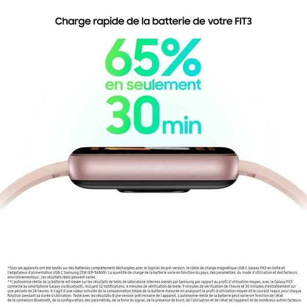 SAMSUNG Galaxy Fit 3 Connected Armband Rosa