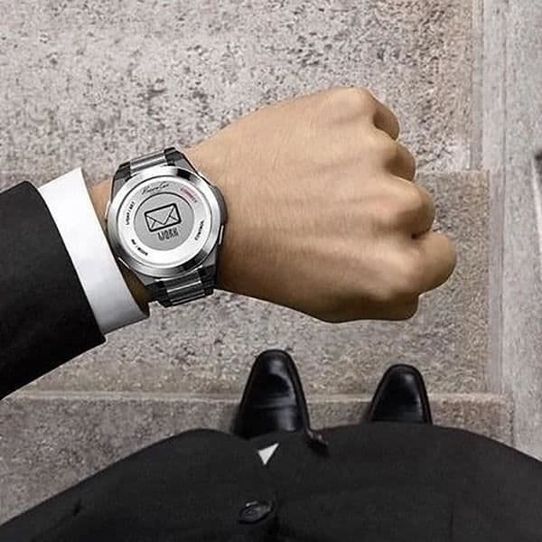 Kenneth Cole herrklocka 10023868 (50 mm) - Kvarts - Alfanumerisk - Vuxen - Grå