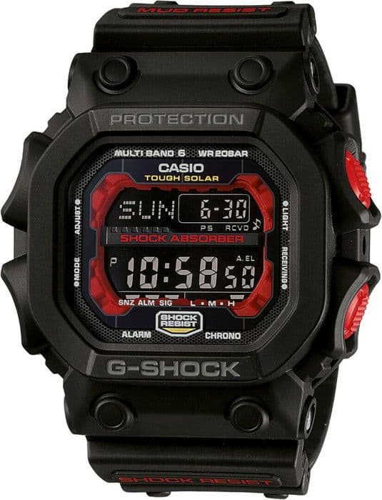 Herrklocka - CASIO - GXW-56-1AER - Kvarts - Digital - Svart plastrem - Vattentålig 20 Atm
