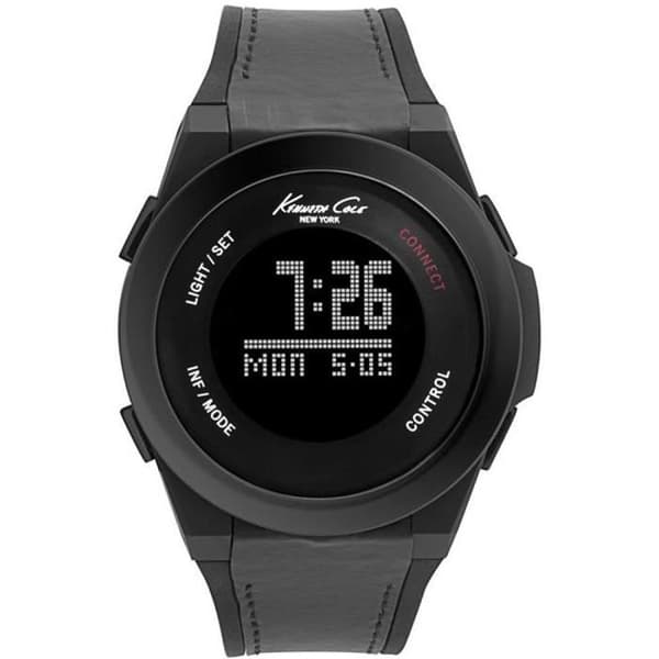 Klocka - KENNETH COLE - TECHNOLOGY 100 - Quartz - Digital - Svart - Unisex