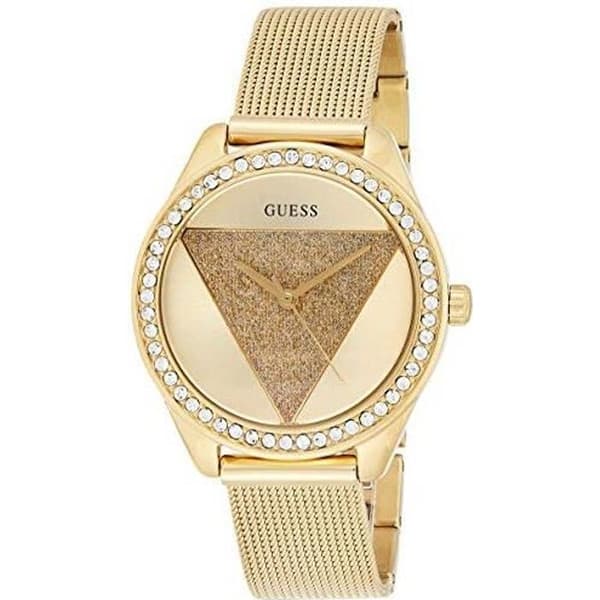 Guess analog kvartsklocka för kvinnor med armband i rostfritt stål W1142L2 W1142L2
