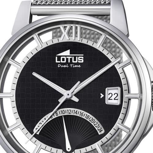 Klocka - LOTUS - UL18326-2 - Analog - Kvarts - Silver rostfritt stål