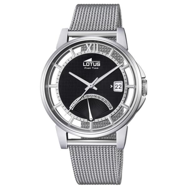 Klocka - LOTUS - UL18326-2 - Analog - Kvarts - Silver rostfritt stål