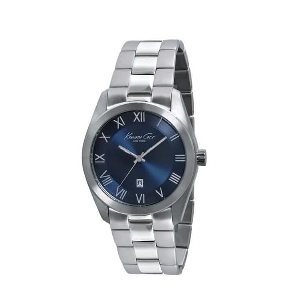 Klocka - Kenneth Cole - KC9229 - Kvarn - Analog - Blått Stål