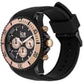 Miniatyrbild 1 av 2: Ice-Watch - ICE urban Black Rose-Gold - Svart herrklocka med silikonband - Chrono - 016307 (Large)