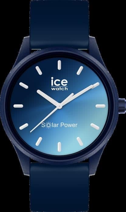 Ice Watch - Damklocka - Soldriven - Analog - Blå silikonrem - 020604
