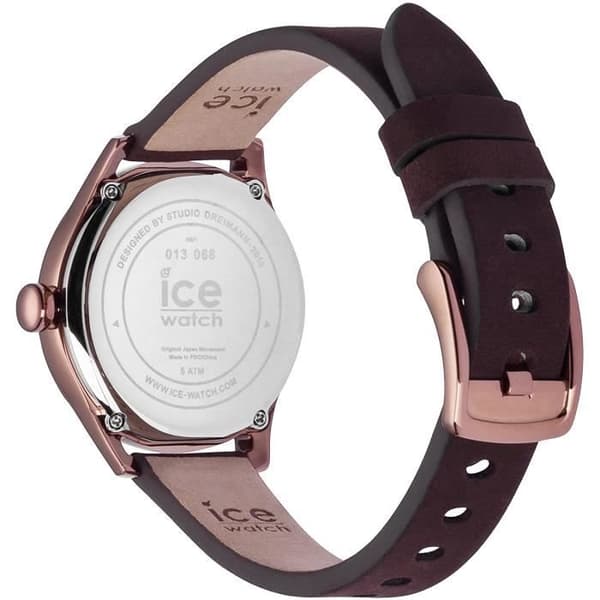Klocka - ICE-WATCH - ICE time Brun - Brunt läder - 5 ATM vattentät - Storlek Small