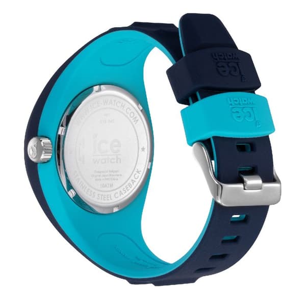 Silikon-/plastarmband för män - ICE WATCH - Klocka Ice Watch P.Leclercq Blå/Mediumturkos - Materialfärg:Blå