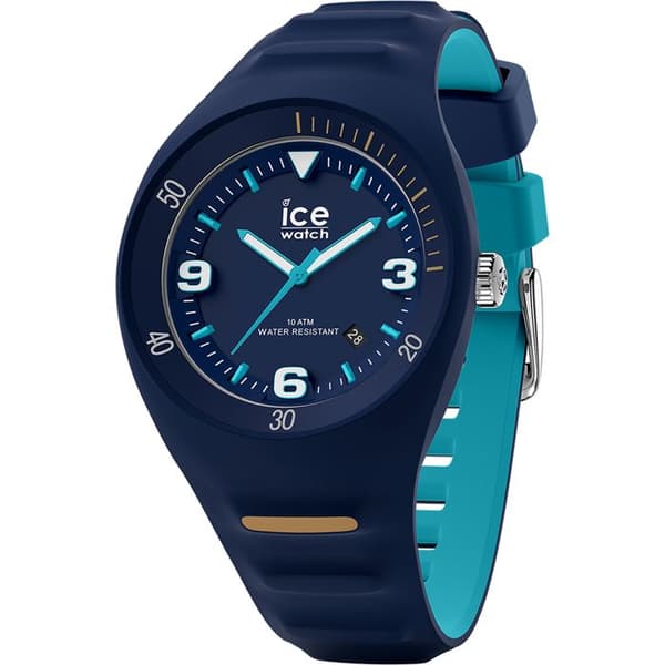 Silikon-/plastarmband för män - ICE WATCH - Klocka Ice Watch P.Leclercq Blå/Mediumturkos - Materialfärg:Blå