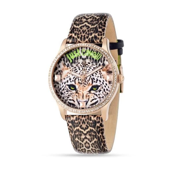 Klocka - Just Cavalli - R7251211501 - Dam - Läder - Flerfärgad