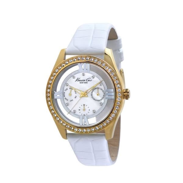 Klocka - Kenneth Cole - KC2793 - Kvarts - Läder - Chic
