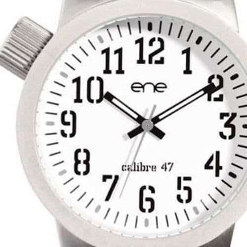 eneWatch Herrklocka UE72180 - Grönt och vitt nylonband - Analog kvarts